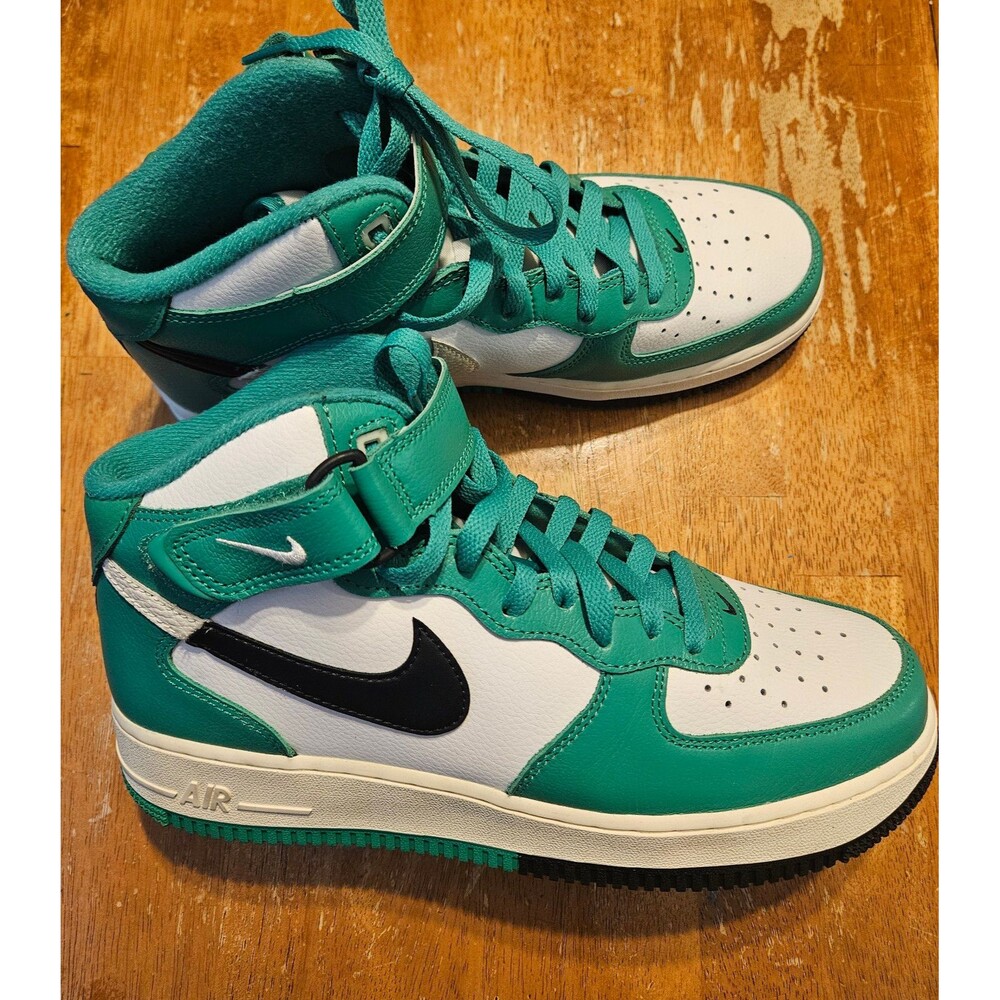 Nike Airforce 1 Mid '07 LV8 Split Mens Size 9 Stadium Green White Black